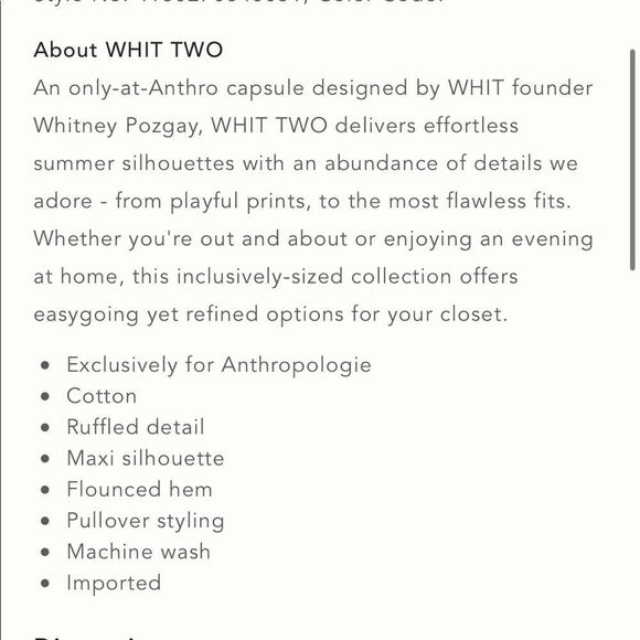 NEW WHIT TWO Anthropologie Flouncy Ruffle Midi Dress Orange XS Petite - Picture 13 of 15